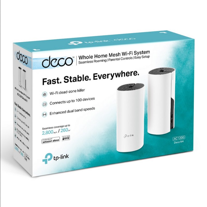 TP-Link Deco M4(2-Pack) AP AC1200 WiFi Mesh 2xGbE - Imagem de Detalhe 16