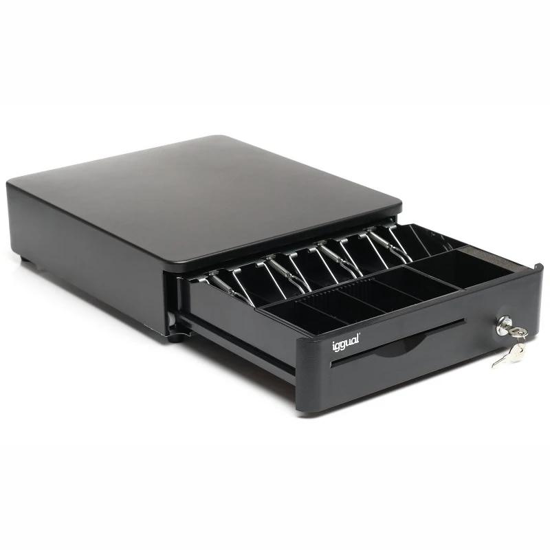 iggual Cajón Portamonedas IRON-10R 38cm 4+5 preto - Imagem de Detalhe 52