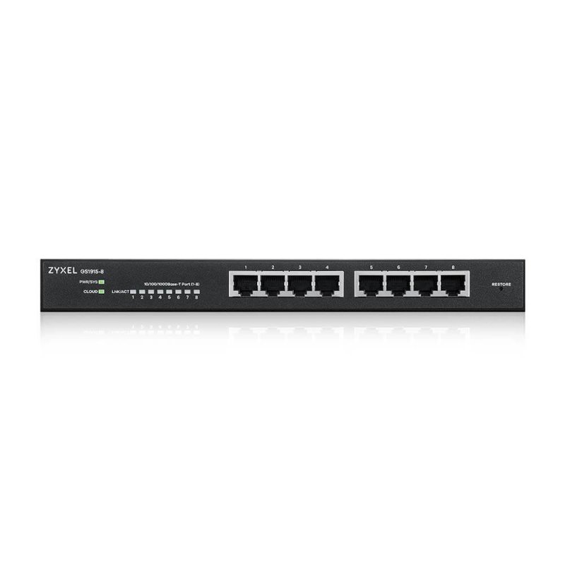 ZyXEL GS1915-8 Smart Switch 8xGbE Nebula Sem Ventoinha - Imagem de Detalhe 24
