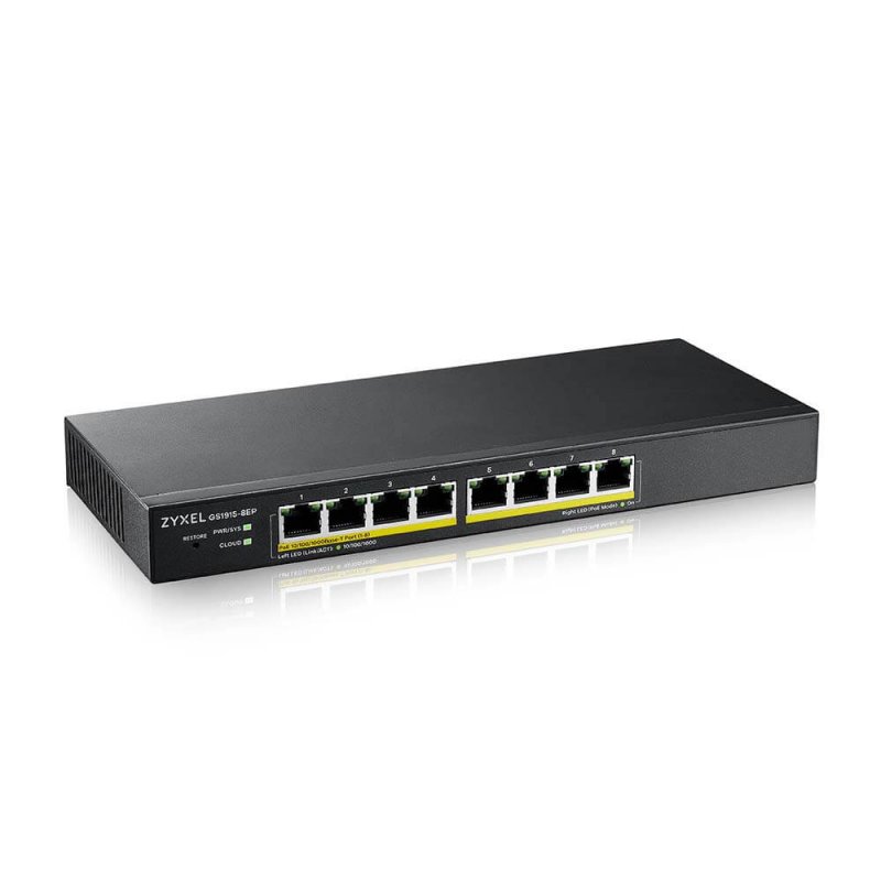 ZyXEL GS1915-8EP Smart Switch 8xGbE PoE 60W Nebula - Imagem de Detalhe 23