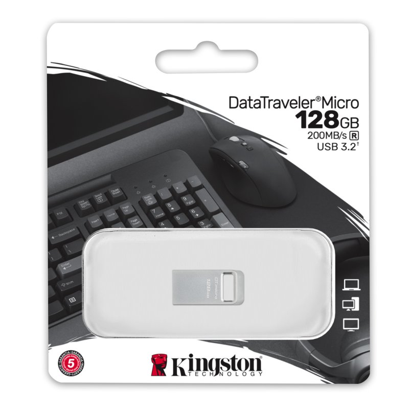 Kingston DataTraveler DTMC3G2 128GB Metal USB3.2 - Imagem de Detalhe 24
