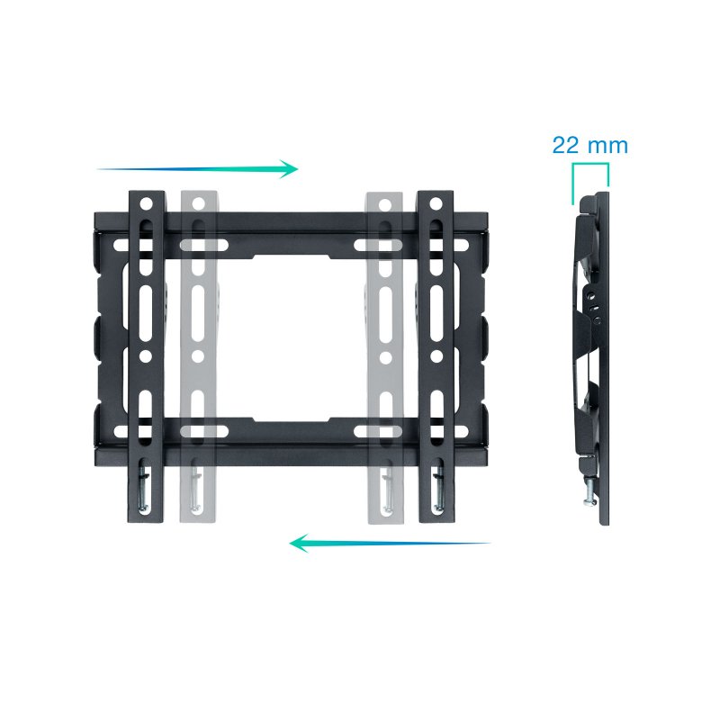 Tooq Suporte de parede LP1043F-B para ecrãs 23"-43" - Imagem de Detalhe 22