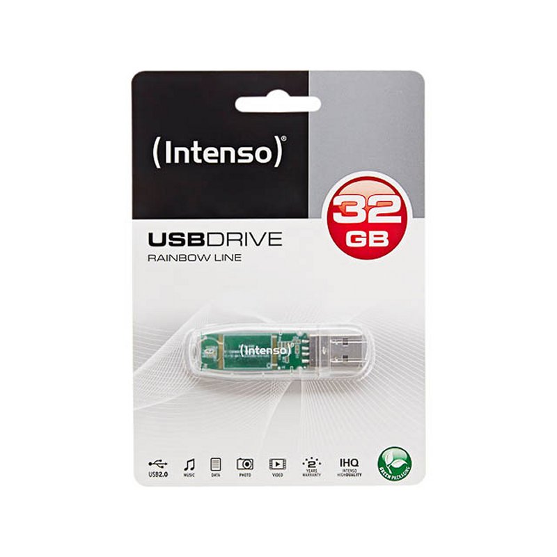 Intenso 3502480 Pen Drive USB 2.0 Arco-íris 32GB Transp - Imagem de Detalhe 9