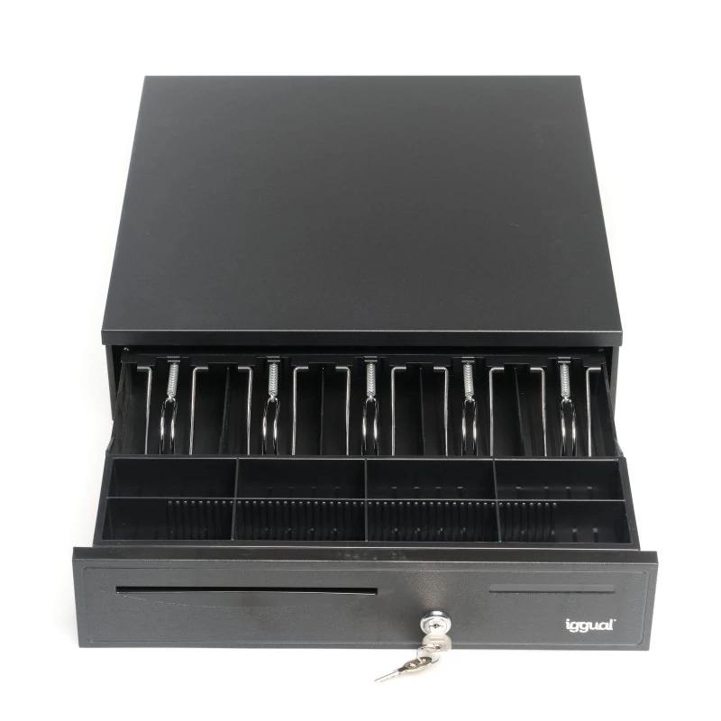 iggual Cajón Portamonedas IRON-50 42cm 5+8 preto - Imagem de Detalhe 58