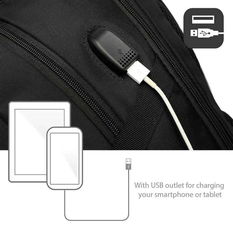 EWENT EW2526 Mochila para notebook 15.6" Com porta USB - Imagem de Detalhe 26