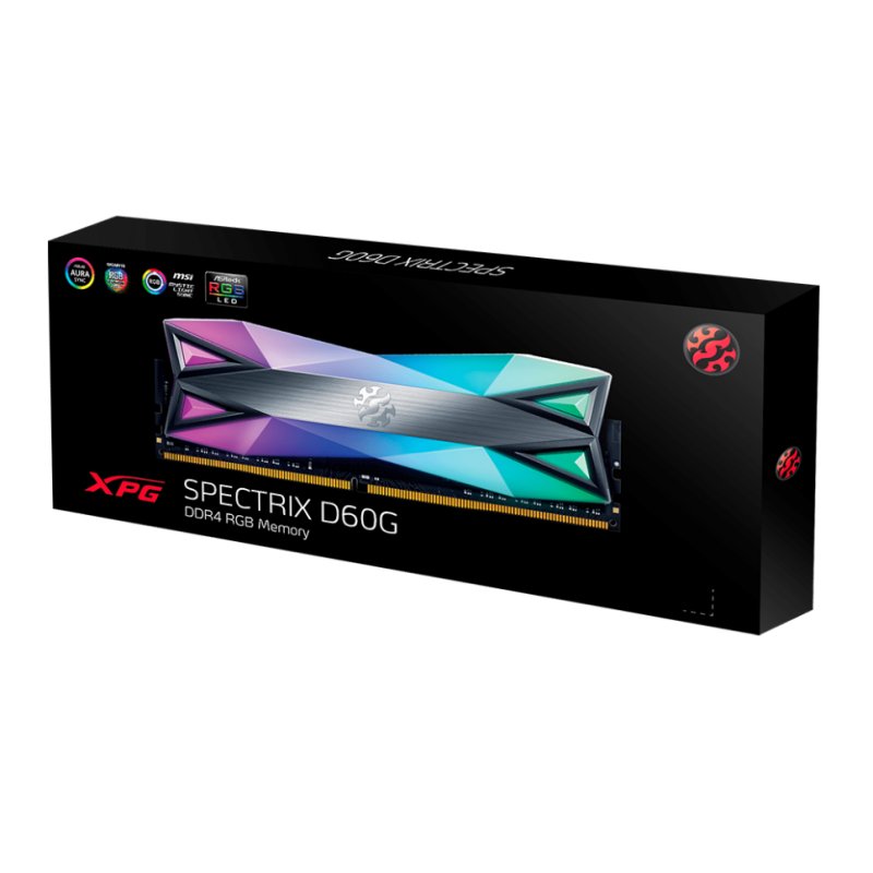 ADATA XPG SPECTRIX D-60 DDR4 16GB 3200 ÚNICO RGB - Imagem de Detalhe 18