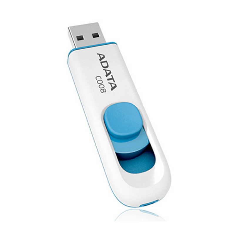 ADATA Pen Drive USB C008 64GB USB 2.0 Branco/Azul - Imagem de Detalhe 17