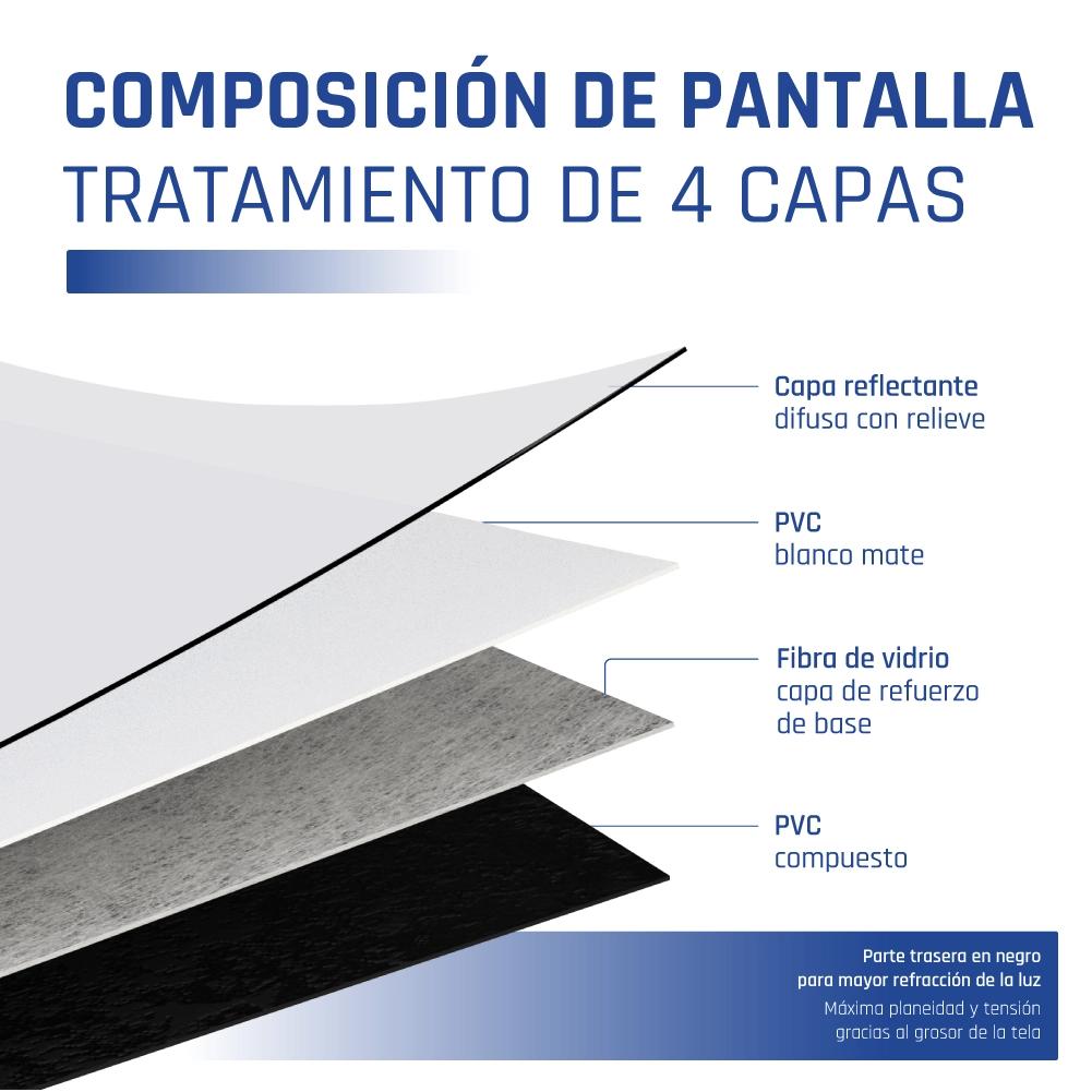 iggual Ecrã 112" 200x200 cm com tripé+bolsa - Imagem de Detalhe 34