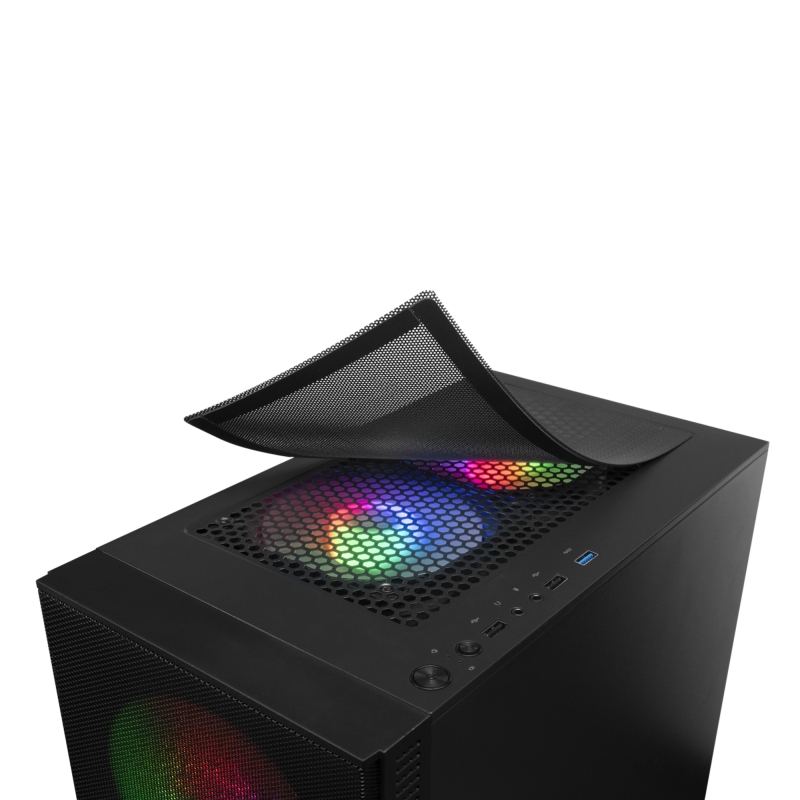 Mars Gaming Caixa MCZ PREMIUM M-ATX 2X FRGB Preta - Imagem de Detalhe 29