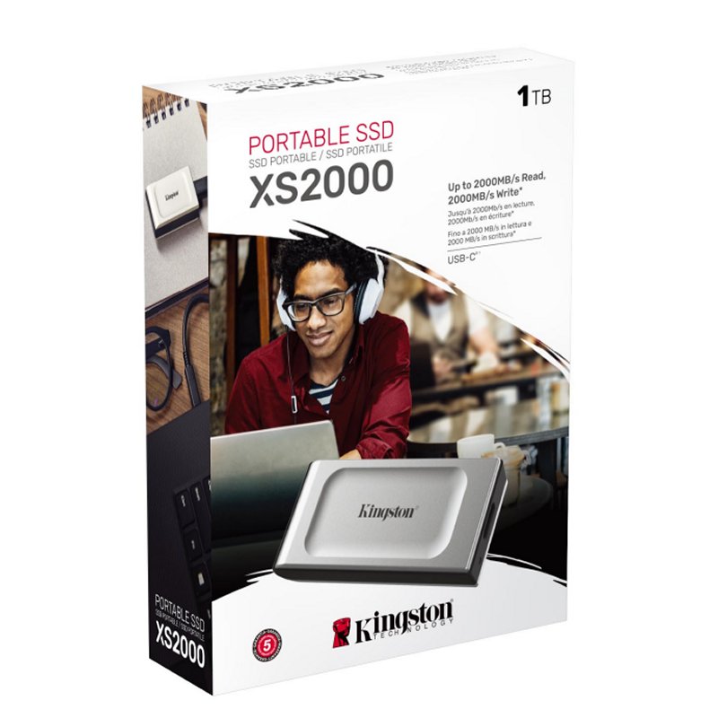 Kingston XS2000 SSD portátil 1Tb USB 3.2 tipo-C - Imagem de Detalhe 20