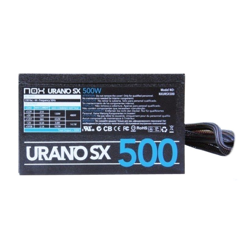 NOX Fonte de Alimentação Urano SX 500W ATX - Imagem de Detalhe 33