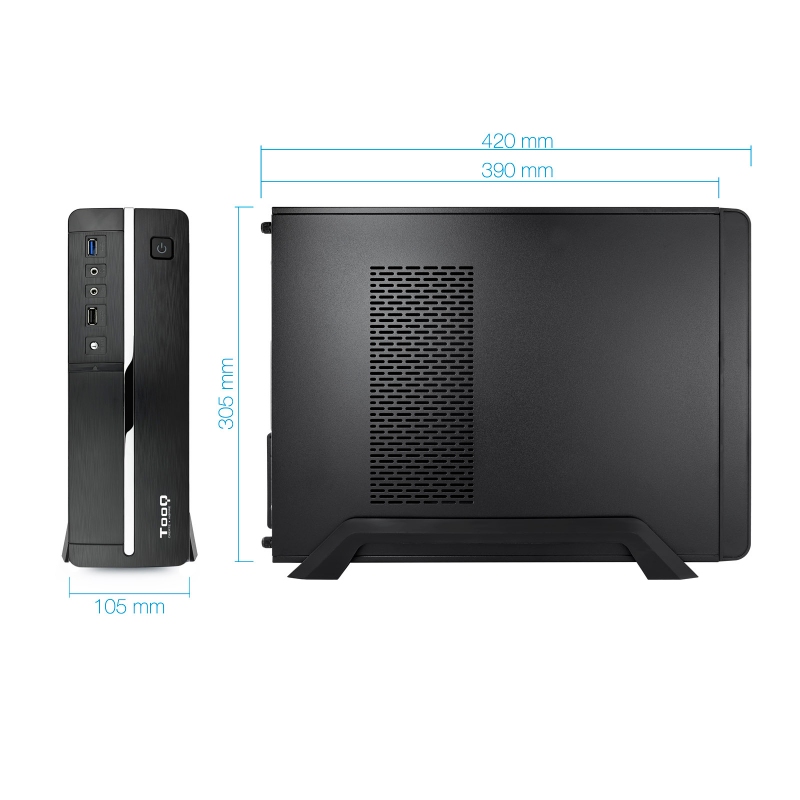 Tooq Caixa Micro ATX/ITX TQC-3005U3 500W USB3.0 - Imagem de Detalhe 33