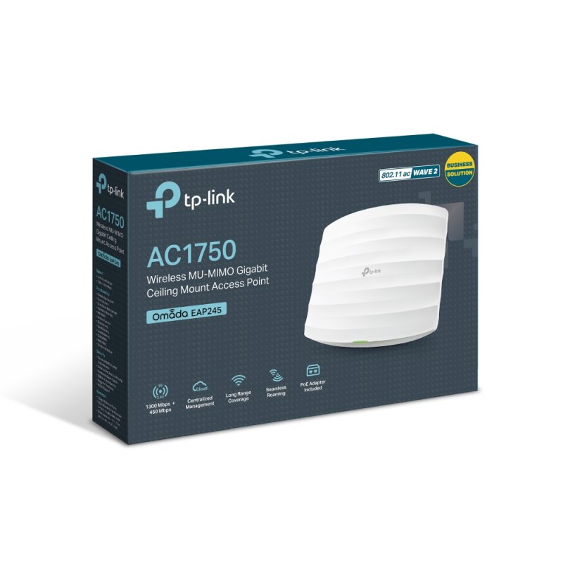 TP-LINK EAP245 Ponto de Acesso AC1750 Dual Band PoE - Imagem de Detalhe 33