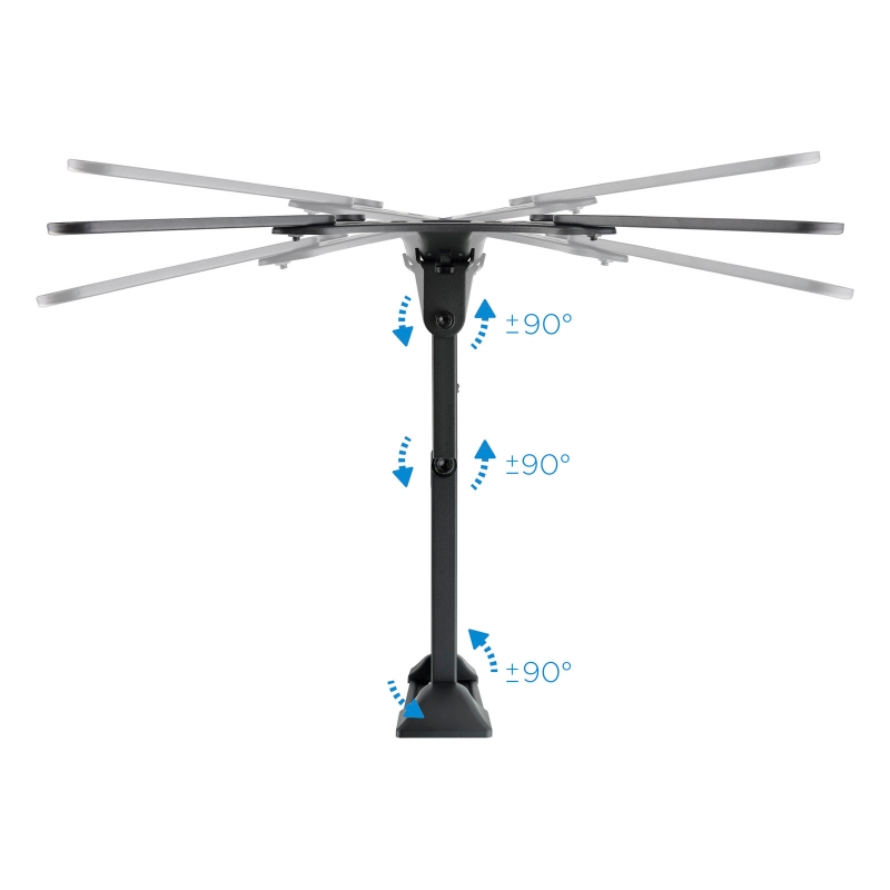 Tooq LP6055TN-B Suporte TV Inclina/gira 23"-55" 3Piv - Imagem de Detalhe 22