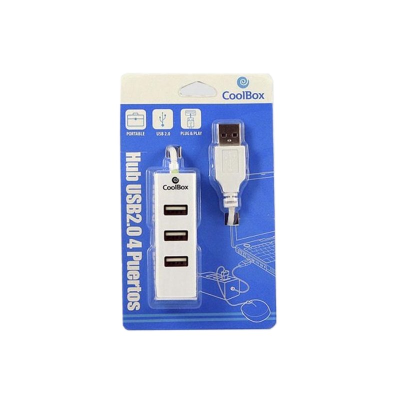 CoolBox HUB externo 4 PORTAS USB 2.0 - Imagem de Detalhe 11