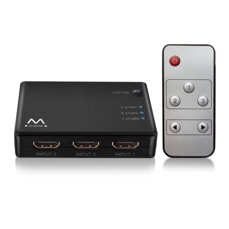 EWENT EW3730 Switch HDMI 4K 3x1 com comando à distância - Imagem de Detalhe 21
