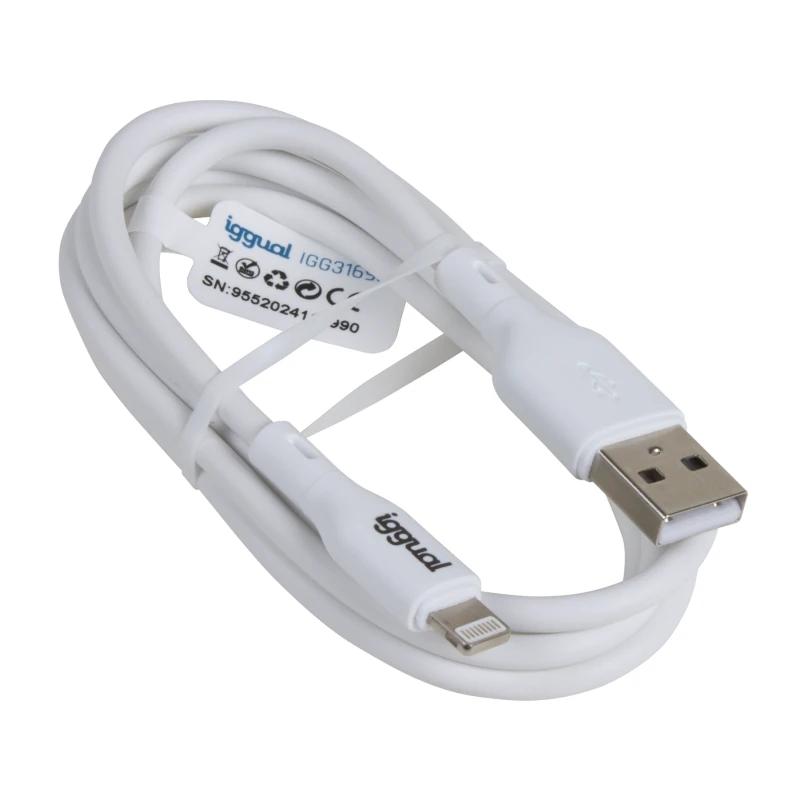 iggual cabo USB-A/Lightning 100 cm branco - Imagem de Detalhe 31