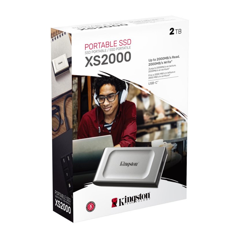 Kingston XS2000 SSD portátil 2Tb USB 3.2 tipo-C - Imagem de Detalhe 22