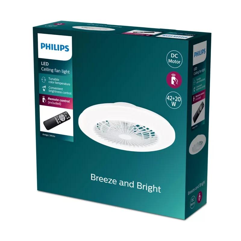 PHILIPS Ventilador de teto Amigo LED 20+42W Branco - Imagem de Detalhe 2