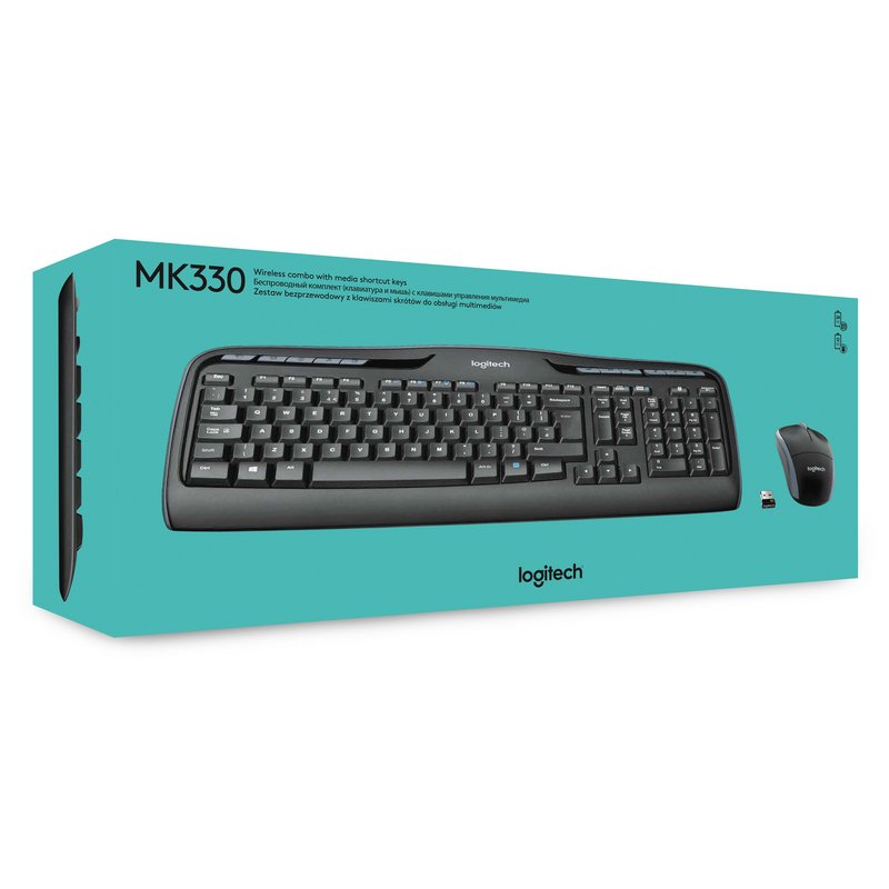 Logitech Teclado+ Rato MK330 USB Preto - Imagem de Detalhe 36