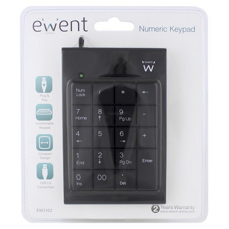 EWENT EW3102 Teclado Numérico USB - Imagem de Detalhe 23