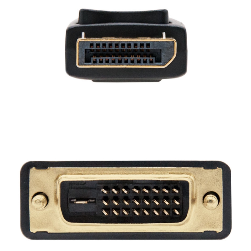 Nanocable Cabo Conversor DP para DVI 2 M Preto - Imagem de Detalhe 23