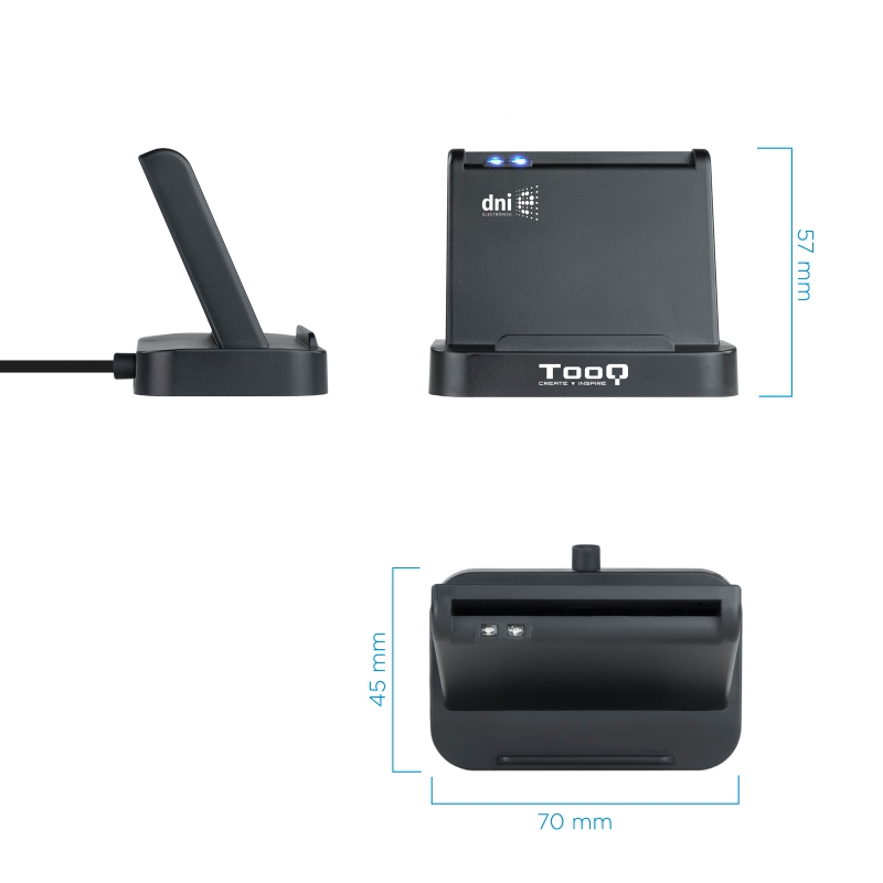 Tooq Leitor de cartões DNIE VISION USB 2.0 - Imagem de Detalhe 35