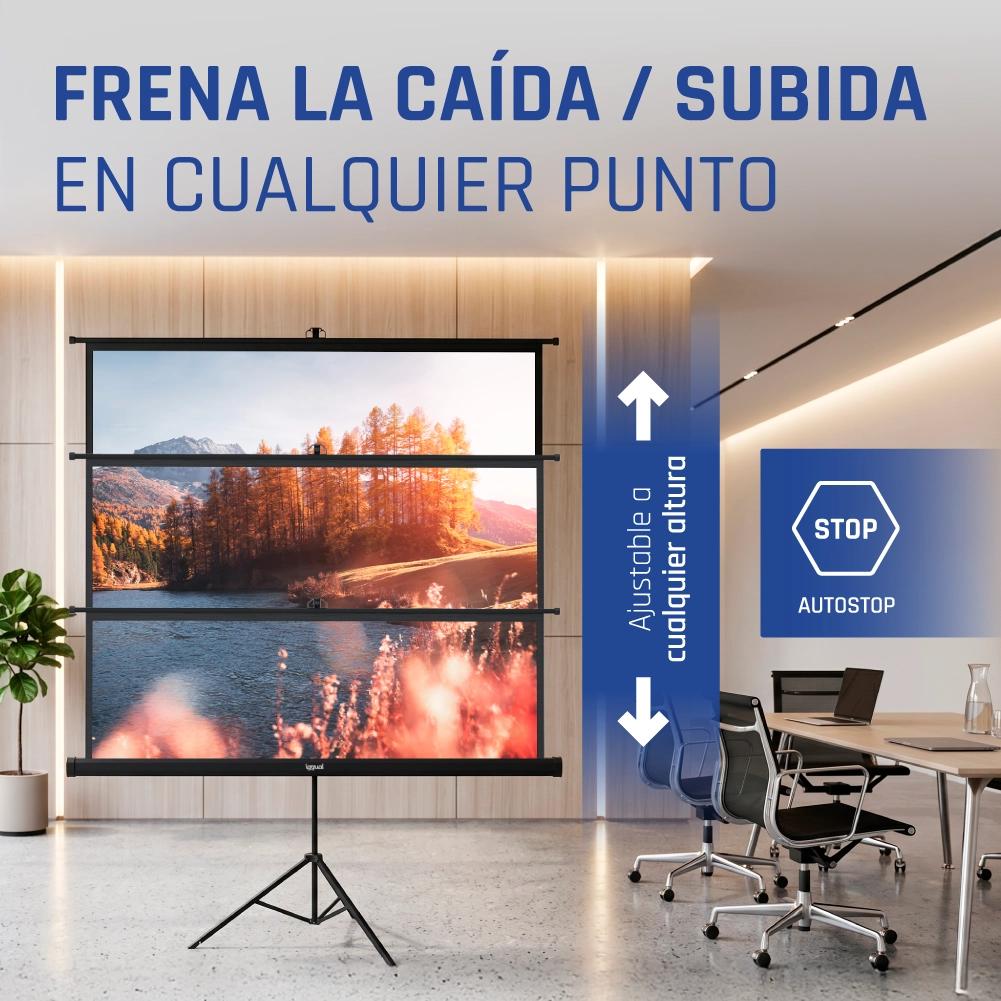 iggual Ecrã 112" 200x200 cm com tripé+bolsa - Imagem de Detalhe 53