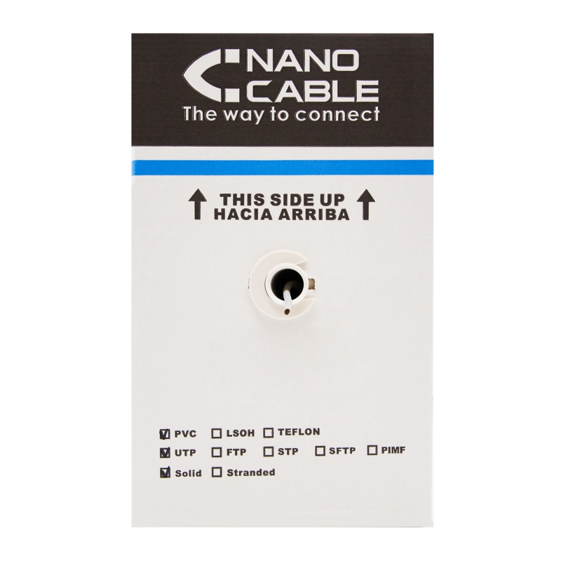 Nanocable Bobina RJ45 CAT5E UTP Flexível 305M - Imagem de Detalhe 13