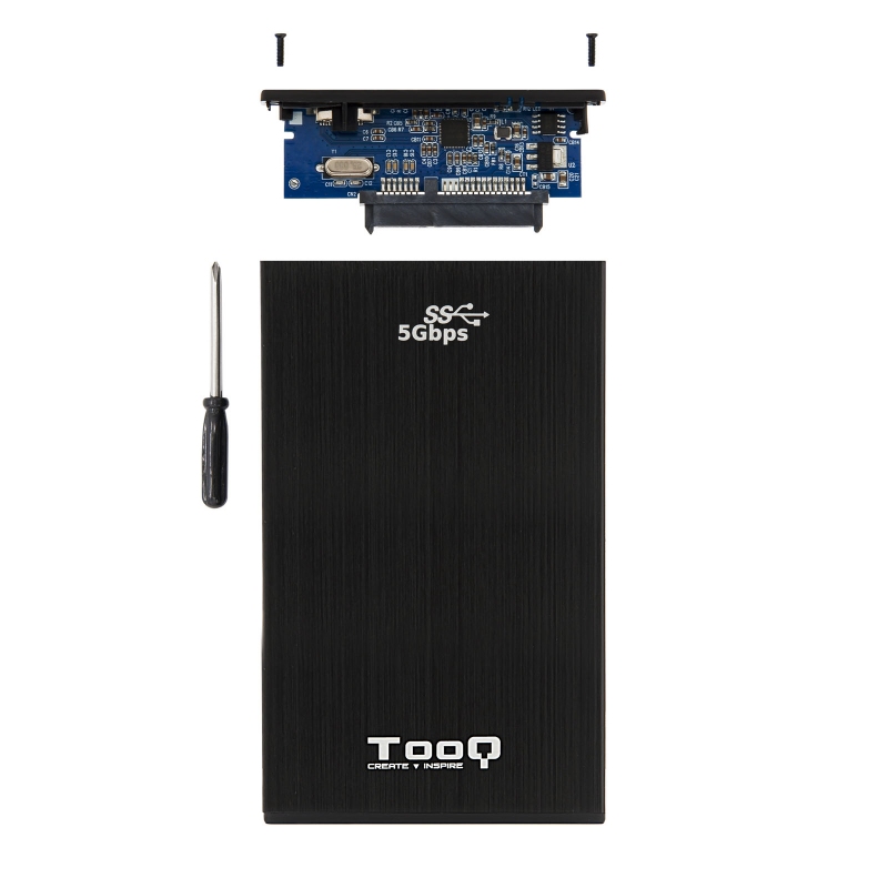 TooQ TQE-2522B caixa HD 2.5" SATA3 USB 3.0 Preta - Imagem de Detalhe 39