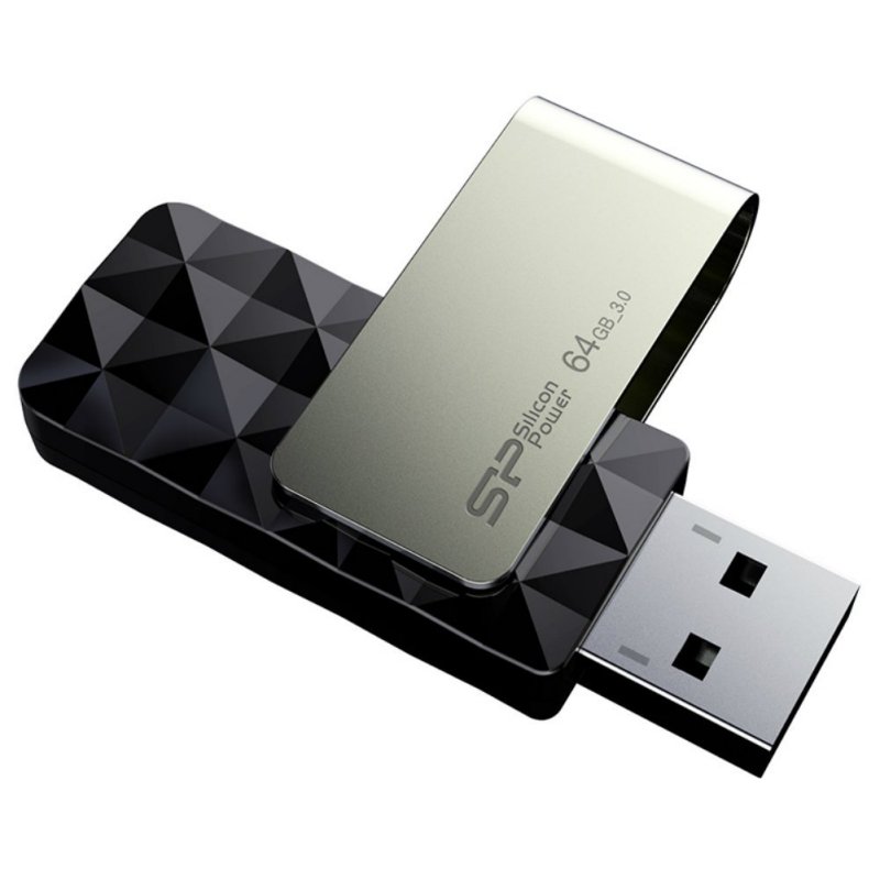 SP memória USB Blaze B30 USB 3.1 Gen1 64GB Preto - Imagem de Detalhe 26