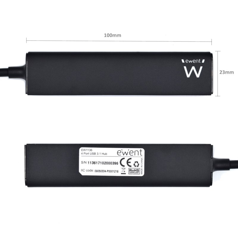 EWENT EW1136  Hub 4 Portas USB 3.0 - Imagem de Detalhe 25