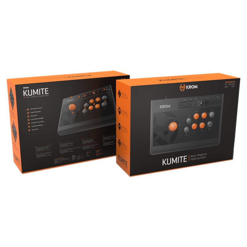 Krom Gamepad Arcade Kumite Multiplataforma - Imagem de Detalhe 39
