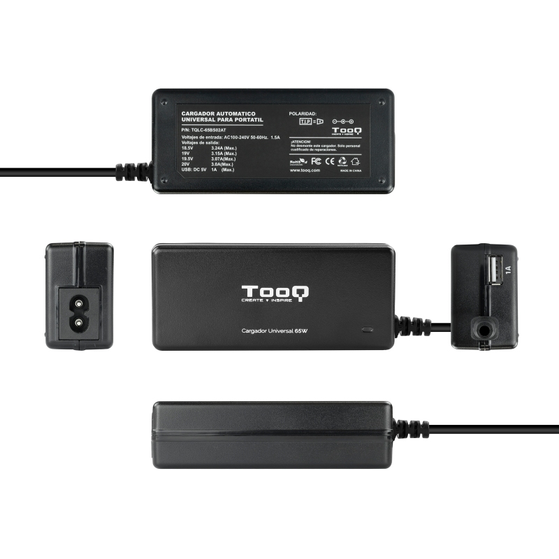 Tooq Carregador portátil 65W 8 Conectores - Imagem de Detalhe 38