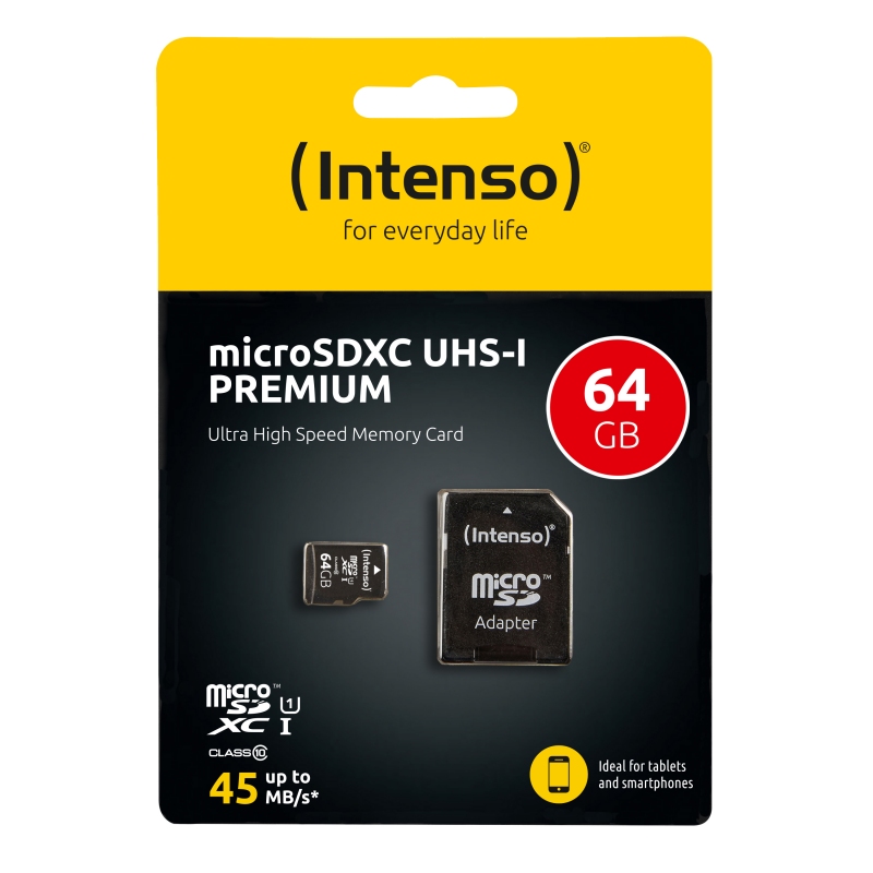 Intenso 3423490 Micro SD UHS-I Premium 64GB c/adaptador - Imagem de Detalhe 25
