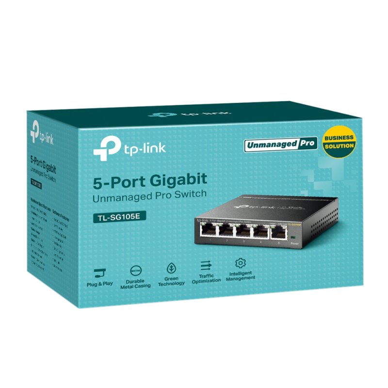 TP-LINK TL-SG105E Switch 5xGB Metal - Imagem de Detalhe 26