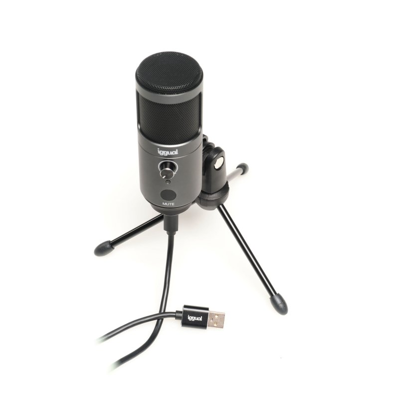 iggual Microfone condensador Podcasting Pro cinza - Imagem de Detalhe 37