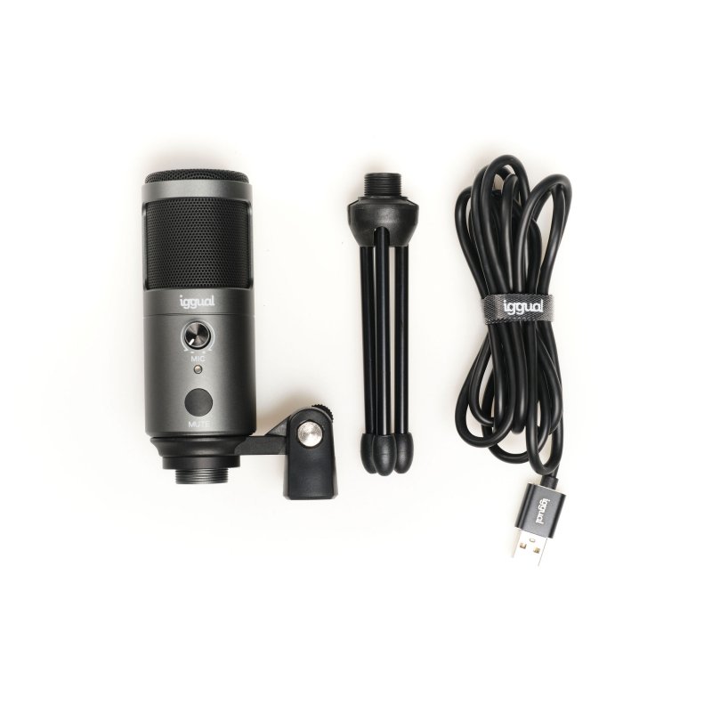 iggual Microfone condensador Podcasting Pro cinza - Imagem de Detalhe 39