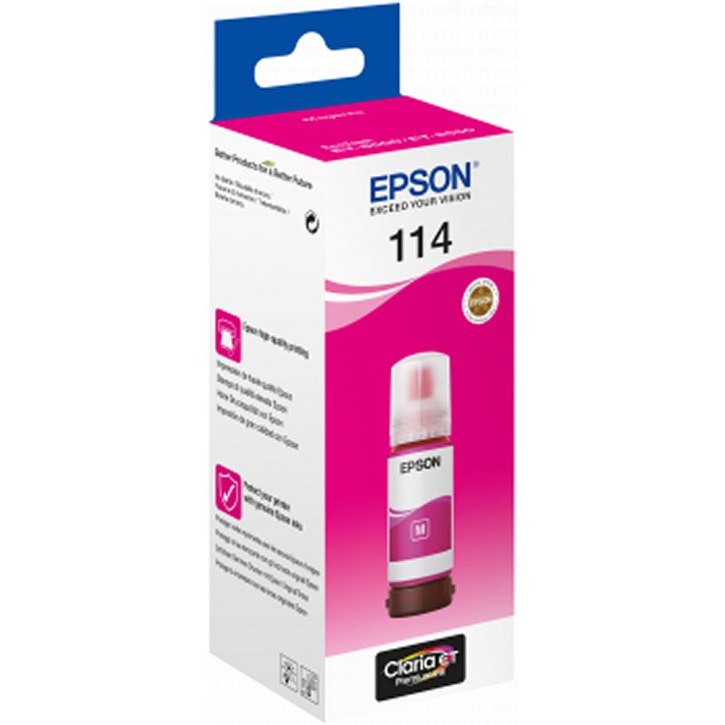 Epson Botella Tinta Ecotank 114 Magenta - Imagem de Detalhe 13