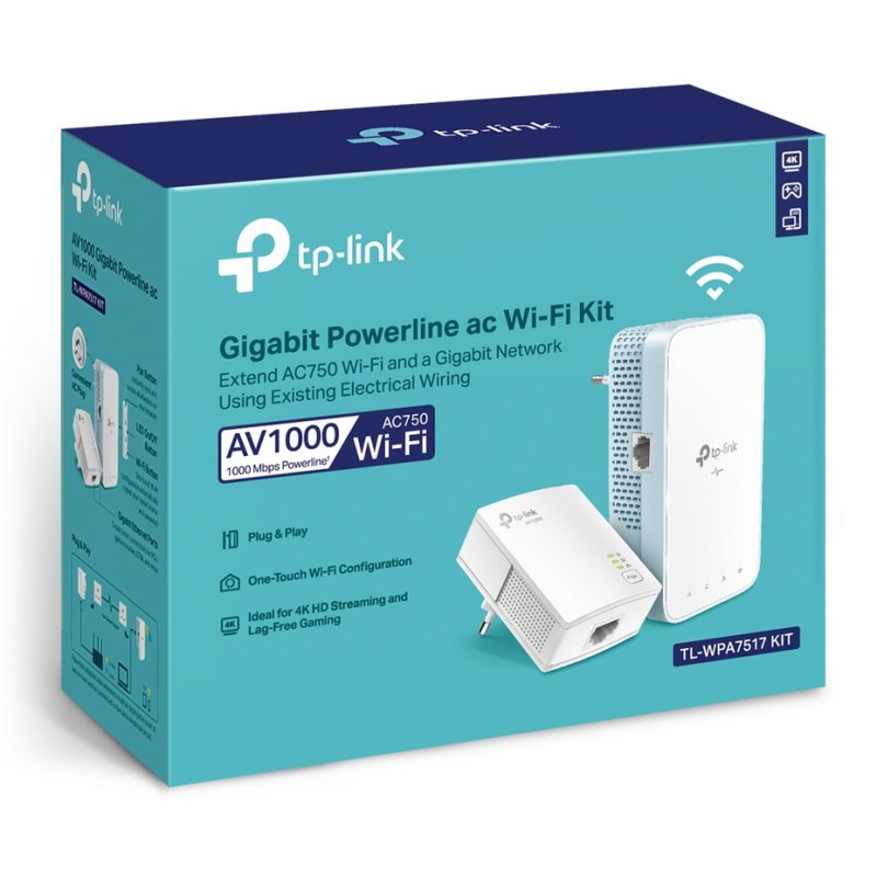 TP-Link TL-WPA7517 KIT PWRL ac WiFi AV1000 GbE - Imagem de Detalhe 26