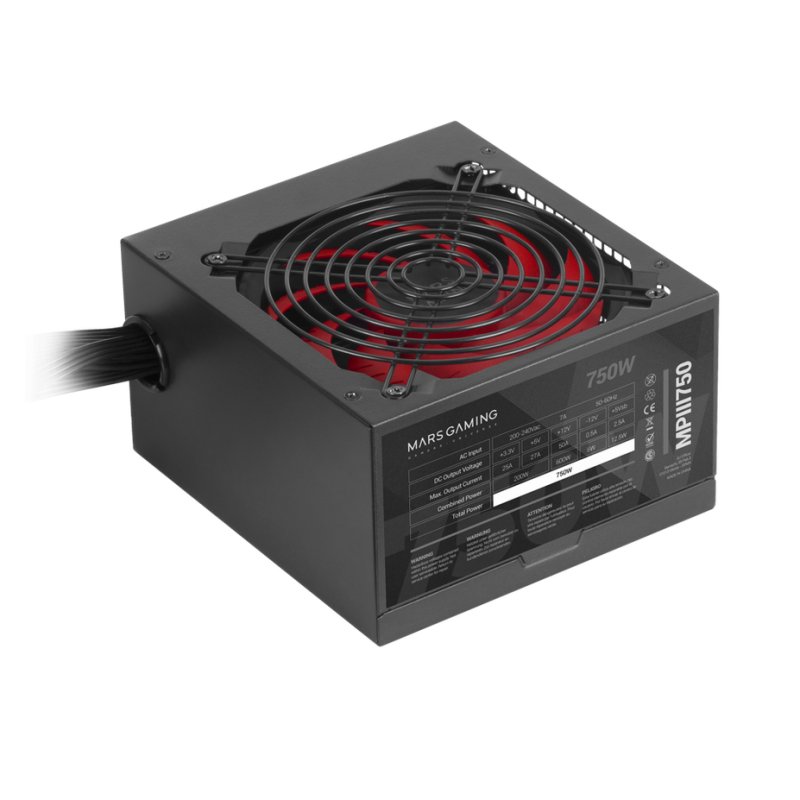 MARS GAMING Fonte de Alimentação MPIII 750W 85% Silenciosa - Imagem de Detalhe 13