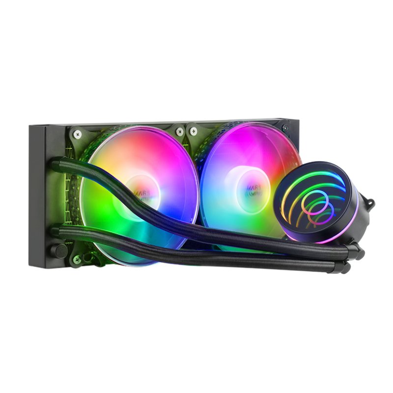 MARS GAMING Arrefecimento ML-ONE240 2X12CM Preto - Imagem de Detalhe 3