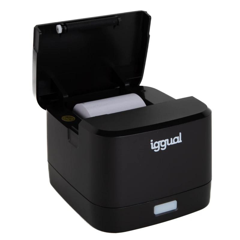 iggual Impressora térmica TP EASY 58 USB+RJ11 preta - Imagem de Detalhe 14