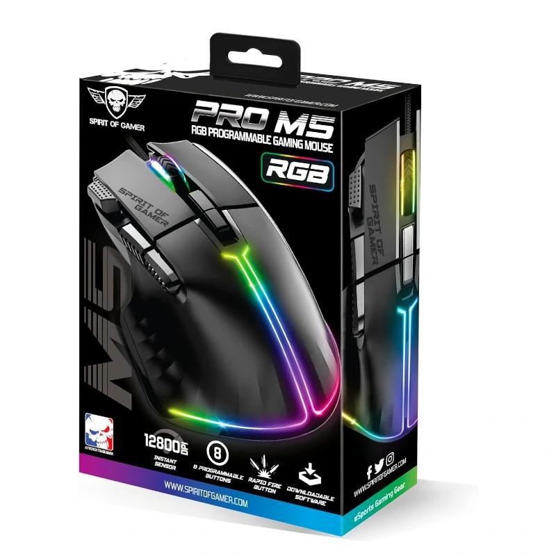 Spirit of Gamer Rato Souris Pro M5 Preto - Imagem de Detalhe 4