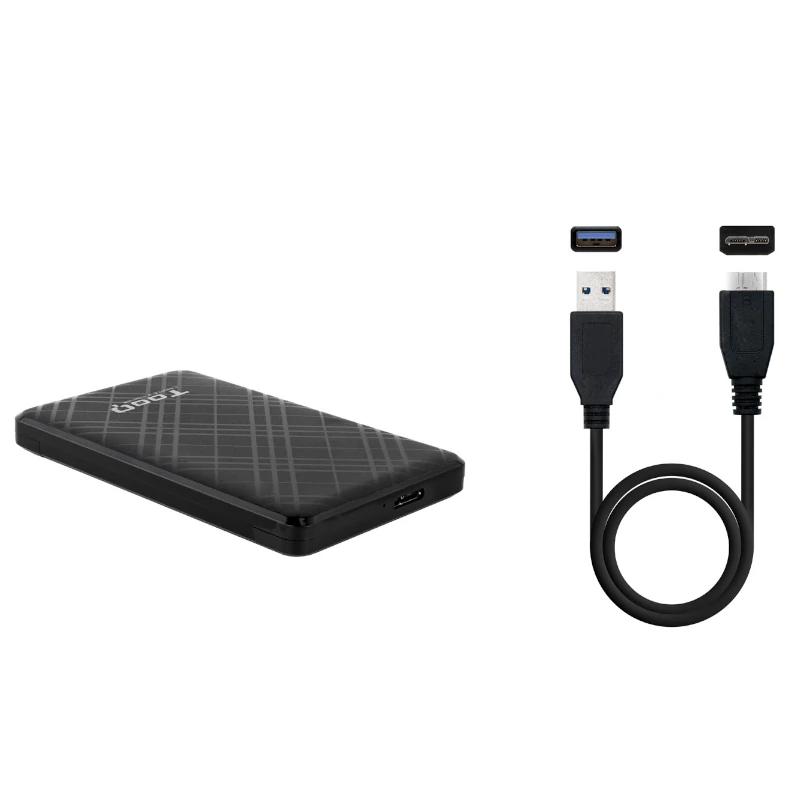 Tooq Caixa externa 2,5" SATA USB3.1 Gen1 Preta - Imagem de Detalhe 5