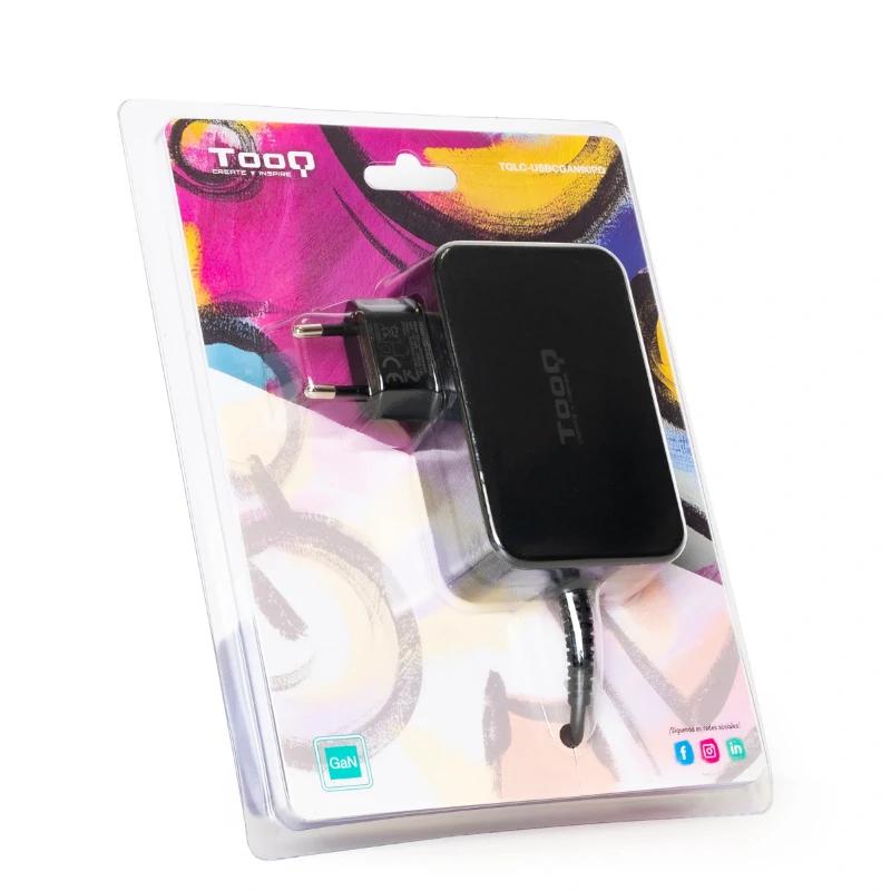 Tooq Carregador portátil GAN USB-C PD 90W Preto - Imagem de Detalhe 3