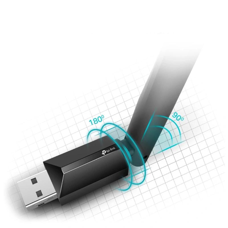TP-Link Archer T2U Plus Adaptador WiFi AC600 USB - Imagem de Detalhe 5
