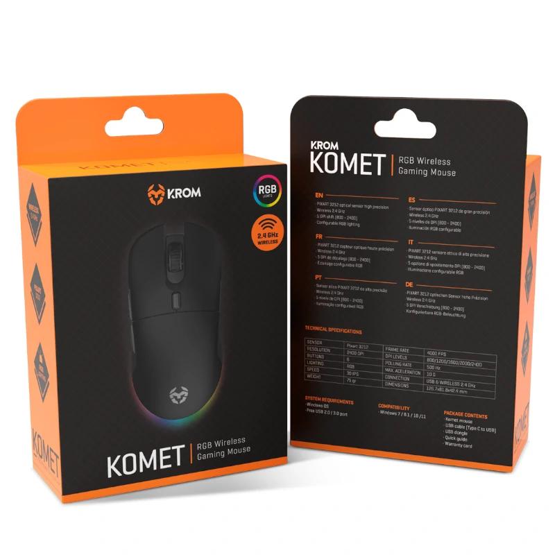 Krom Komet Rato sem fios Rgb - Imagem de Detalhe 4