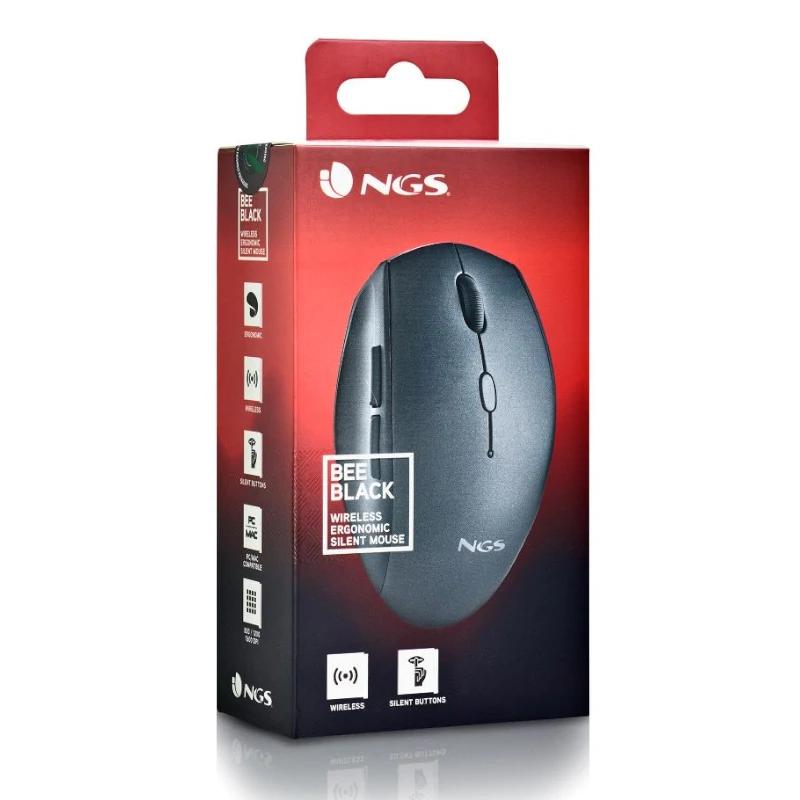NGS RATON INALÂMBRICO COM TECLAS SILENCIOSAS PRETO - Imagem de Detalhe 6