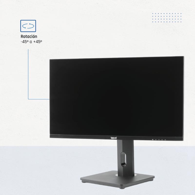 iggual Monitor 27" FHD VGA HDMI 100Hz rotativo AA - Imagem de Detalhe 5
